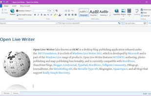 Open Live Writer screenshot 1