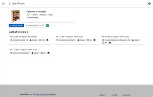 Open Prices screenshot 1