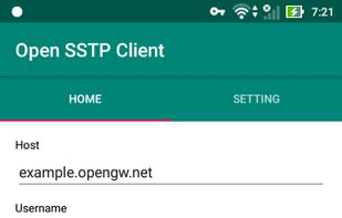 Open SSTP Client screenshot 1