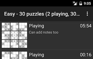 Open Sudoku screenshot 1