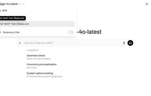 Download models directly from the Chat for Ollama