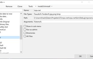 Open with++ screenshot 1