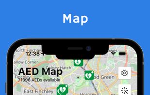 OpenAEDMap screenshot 1