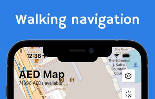 OpenAEDMap screenshot 2