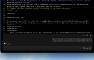 OpenAI Prism screenshot 2