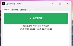 OpenAlive screenshot 1