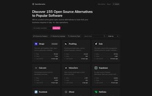 OpenAlternative screenshot 1