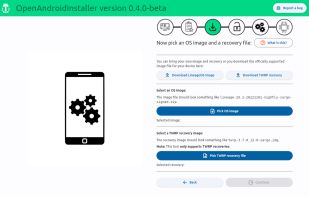 OpenAndroidInstaller screenshot 2