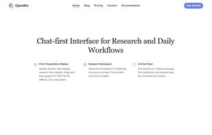 OpenBio screenshot 1