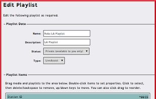 LIVE Assist Play List