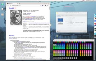 Example OpenBSD 6.9 desktop using Xfce 4.16 desktop environment 