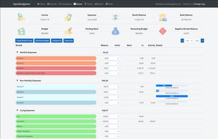 OpenBudgeteer screenshot 1