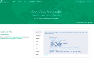 OpenCage Geocoder screenshot 1