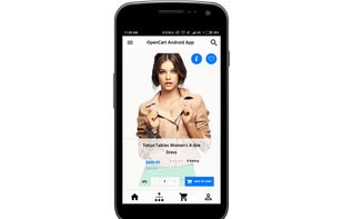 Product page of Android app. It works with OpenCart website