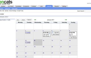 OpenCATS screenshot 1