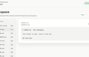 Workspace management