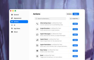 In-app Extensions