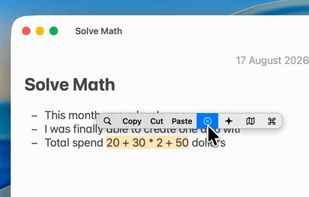 Solve math