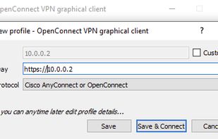 OpenConnect GUI screenshot 3