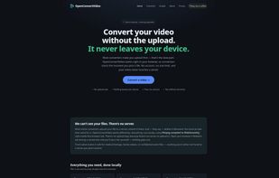 OpenConvertVideo screenshot 1