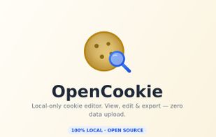 OpenCookie screenshot 1