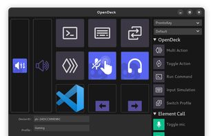 OpenDeck screenshot 1