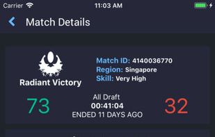 OpenDota screenshot 2