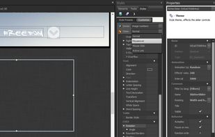 Properties and CSS styles of an element