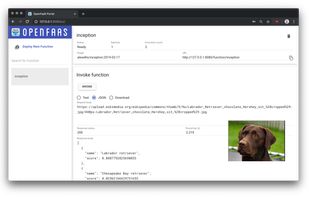 OpenFaas screenshot 1