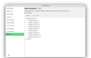OpenFreebuds screenshot 1
