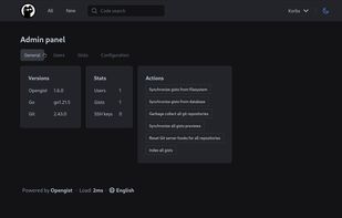 Opengist screenshot 2