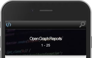 Open Graph Reports - iPhone Vertical Snapshot
