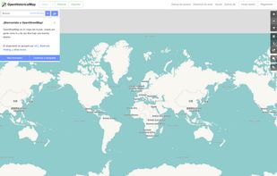 OpenHistoricalMap screenshot 1