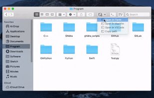 OpenInTerminal screenshot 1