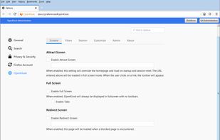 OpenKiosk screenshot 1