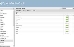 openmediavault screenshot 3