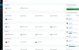 OpenPanel screenshot 1