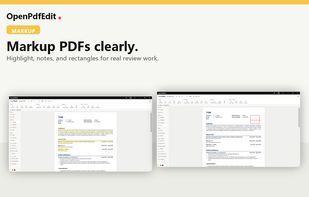 OpenPdfEdit screenshot 1