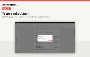 OpenPdfEdit screenshot 2