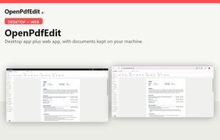OpenPdfEdit screenshot 1