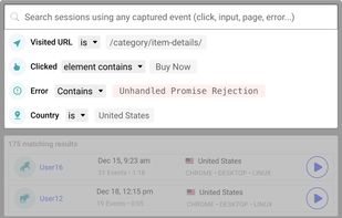 OpenReplay screenshot 1