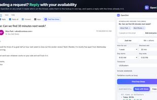 OpenSlot for Outlook screenshot 2