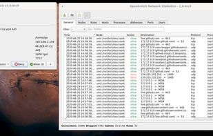 OpenSnitch screenshot 1