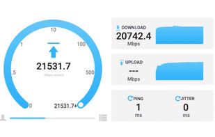 OpenSpeedTest-Server V2.1 SpeedTest UI
