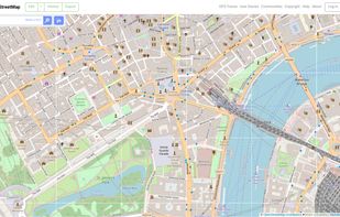 Main website interface