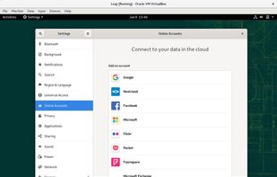 GNOME desktop in openSUSE Leap 15.2.