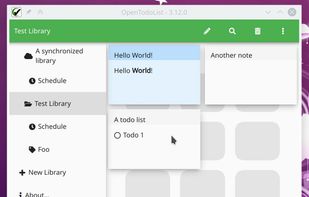 OpenTodoList screenshot 1
