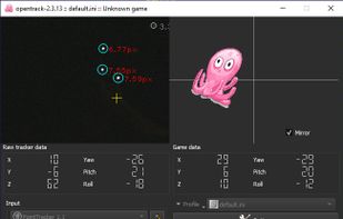Opentrack screenshot 1