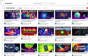 Subscriptions feed - Light