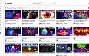 Subscriptions feed - Light